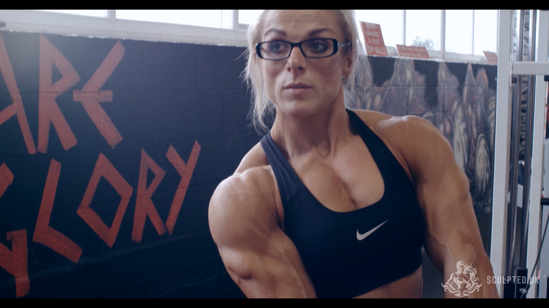 Gemma Lancaster 2018 Gym Session 1 4K Part 4 Sculpted